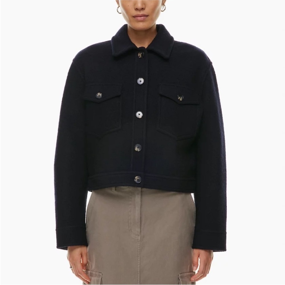 Aritzia Wilfred Merino Wool Jacket